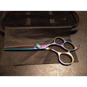 Kashi Professional 3 Ring Scissor JT-108 Styling Shears Rainbow See Description